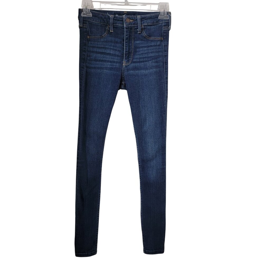 Hollister Size 0 (24) High-Rise Jean Legging, Medium Wash